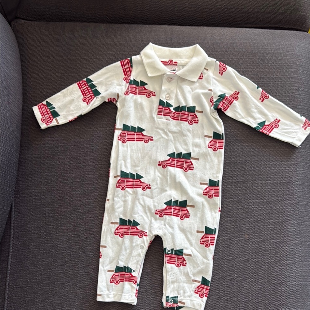 Kids One Piece with Red Car Print NWOT
